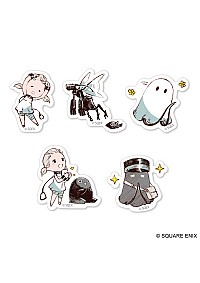 Ensemble de 5 Autocollant Nier Reincarnation Par Square Enix
