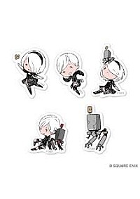 Ensemble de 5 Autocollant Nier Automata Par Square Enix