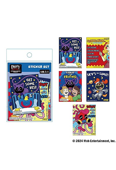 Ensemble De 5 Autocollants Style Travel Sticker - Poppy Playtime