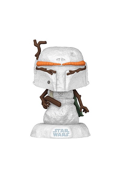 Figurine Funko Pop! #558 Star Wars Holiday - Snowman Boba Fett