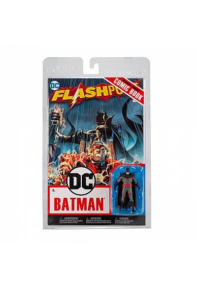 Ensemble Bande-Dessinée (Anglais) Et Figurine DC Par McFarlane - Thomas Wayne Batman 7.6 CM