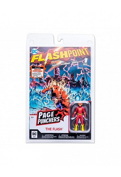 Ensemble Bande-Dessinée (Anglais) Et Figurine DC Par McFarlane - Flash 7.6 CM