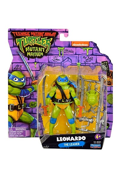 Figurine Teenage Mutant Ninja Turles Mutant Mayhem Par Playmates - Leonardo 11.4 CM