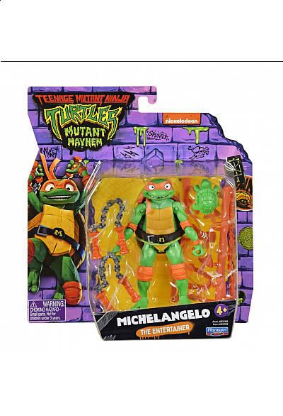 Figurine Teenage Mutant Ninja Turles Mutant Mayhem Par Playmates - Michelangelo 11.4 CM