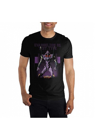 T-Shirt Neon Genesis Evangelion Par Bioworld - Evangelion 01