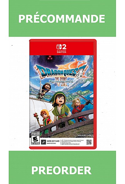 *Précommande* Dragon Quest VII: Reimagined/Switch2 (Game Key) 05/02/2026 79.99$