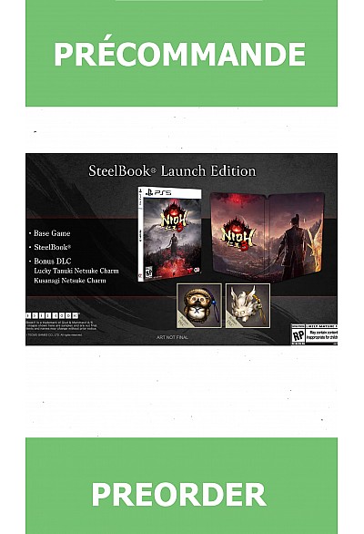 *Précommande* Nioh 3 Steelbook Launch Edition/PS5 06/02/2025 99.99$