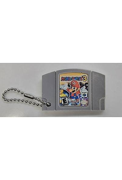 Porte-Clé Mini-Cartouche de N64 Par Chinook Crafts - Mario Party 3