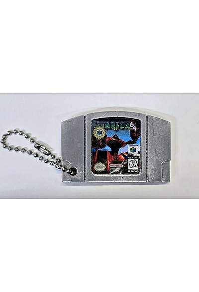 Porte-Clé Mini-Cartouche de N64 Par Chinook Crafts - Star Fox 64