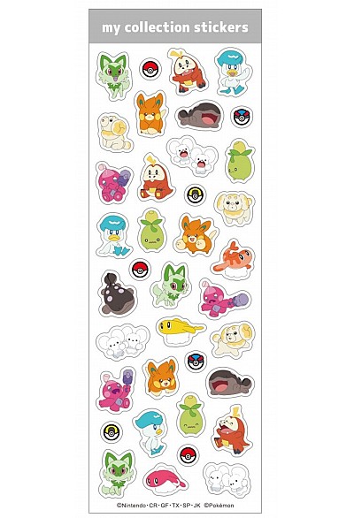 Ensemble D'Autocollant Pokemon Par Shopro - My Sticker Collection A
