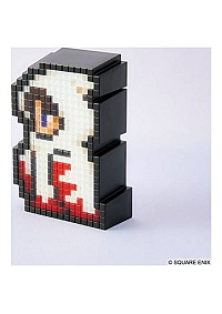 Figurine Lumineuse Final Fantasy Pixel Remaster Par Square Enix - Mage Blanc 10 CM