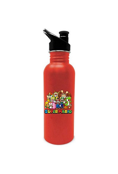 Bouteille (Gourde) Super Mario Bros. Par Pyramid America - Rouge (25 oz)