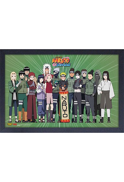 Affiche Encadrée Naruto - Group Lineup
