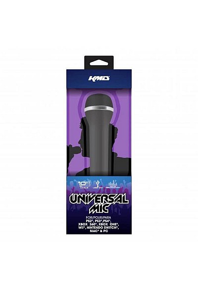 USB Universal Microphone pour PS2, PS3, PS4, Xbox 360, Xbox One, Wii, Wii U et PC Par Komodo 