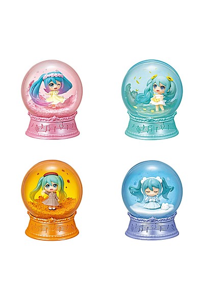 Gashapon Hatsune Miku Scenery Dome Par Re-Ment - Un Item Au Hasard