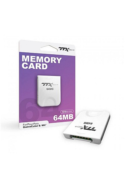 Carte Memoire Pour Nintendo Gamecube Par TTX TECH - 64 MB 1019 Blocks