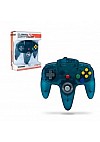 Manette Nintendo 64 / N64 Par Teknogame - Turquoise Transparente	