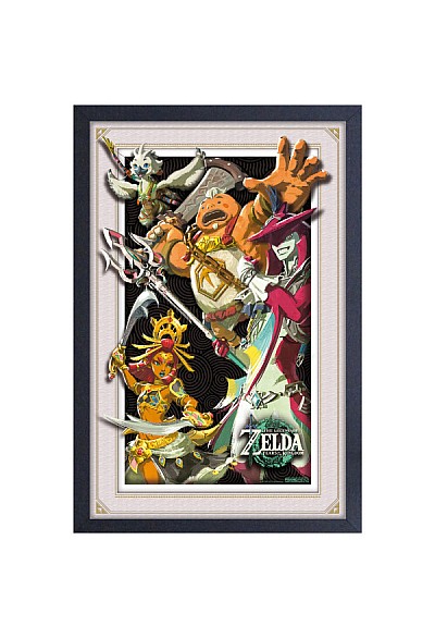 Affiche Encadrée The Legend Of Zelda Tears Of The Kingdom - Champions