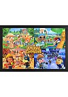 Affiche Encadrée Animal Crossing New Horizons Par Pyramid - Quatre Saisons