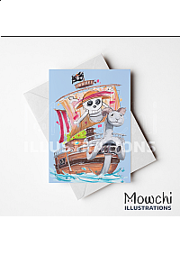 Carte de Souhait Non Lettrée Par Mowchi - Merry