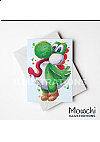 Carte de Souhait Non Lettrée Par Mowchi - Yoshi