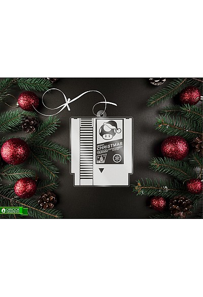 Ornement de Noël Par Chinook Crafts - Nintendo NES Cartridge