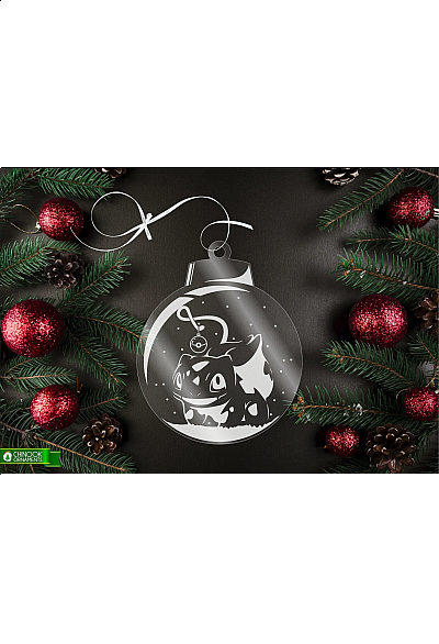 Ornement de Noël Par Chinook Crafts - Pokemon Bulbasaur