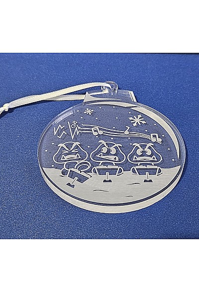 Ornement de Noël Par Chinook Crafts - Super Mario Goomba