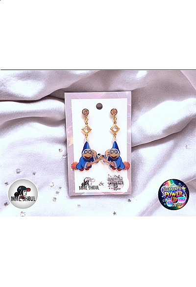Boucles d'Oreilles par Power Up - Super Mario Kamek (Magikoopa)