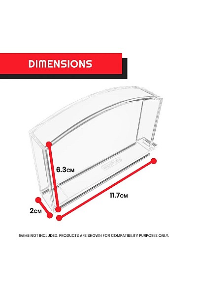 Boîtier En Acrylique Pour Cartouche N64 Par EvoRetro - Paquet De 2