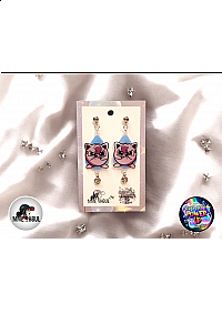 Boucles d'Oreilles Pokemon Par Power Up - Jigglypuff