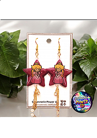 Boucles d'Oreilles Paper Mario Par Power Up - Peach