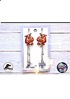 Boucles d'Oreilles Super Mario Par Power Up - Goomba