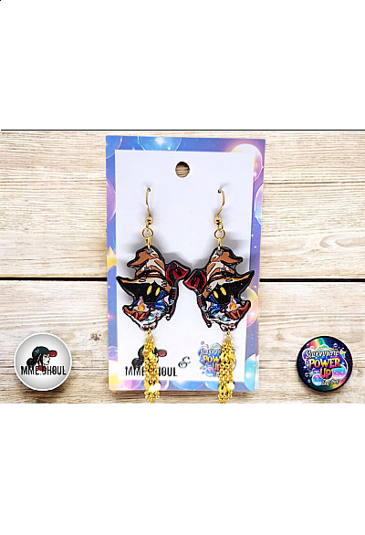 Boucles d'Oreilles Final Fantasy Par Power Up - Vivi Ornitier