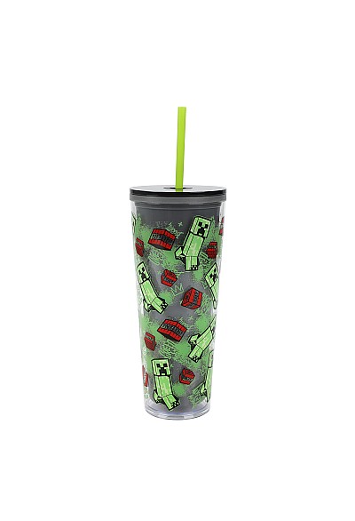 Verre En Acrylique Minecraft Par Bioworld World - 26oz
