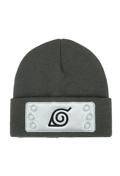 Tuque Grise Avec Broderie Naruto Par Bioworld - Konoha