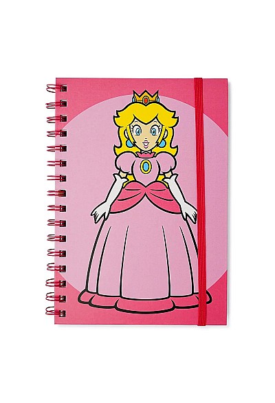 Carnet De Note Spirale Nintendo Par Pyramid America - Peach (Rose)