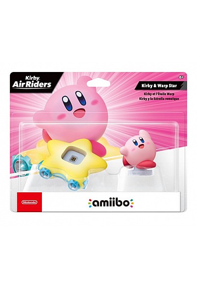 Figurine Amiibo Kirby Air Riders - Kirby & Warpstar