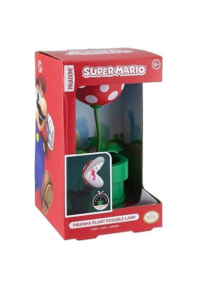 Lampe Posable Nintendo Par Paladone - Plante Piranha 8 Pouces
