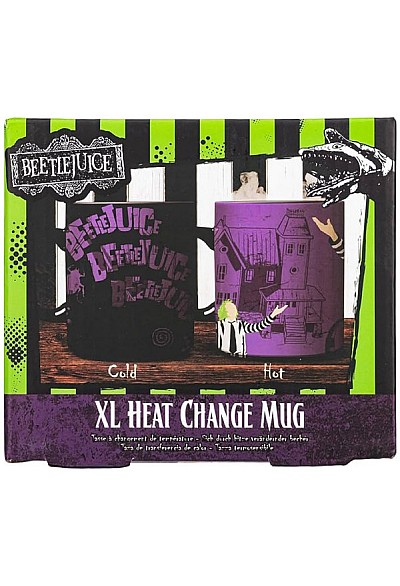 Tasse Thermo-Réactive Beetlejuice Par Paladone - Beetlejuice XL (18 Oz)	