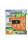 Réveille-Matin Digital Minecraft Par Paladone - Bloc De Terre 4 Pouces