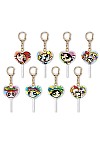 Gashapon Porte-Clé Super Nanas (Powerpuff Girls) Coeur Bonbon - Un Item Au Hasard