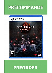 *Précommande* Fatal Frame II: Crimson Butterfly Remake/PS5 12/03/2026 69.99$