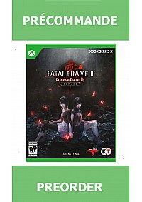 *Précommande* Fatal Frame II: Crimson Butterfly Remake/Xbox Series X 12/03/2026 69.99$