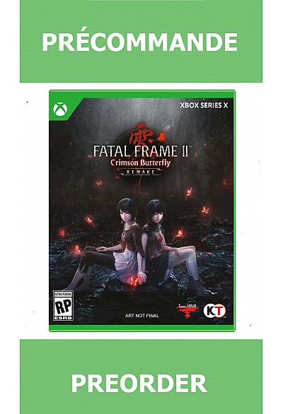 *Précommande* Fatal Frame II: Crimson Butterfly Remake/Xbox Series X 12/03/2026 69.99$