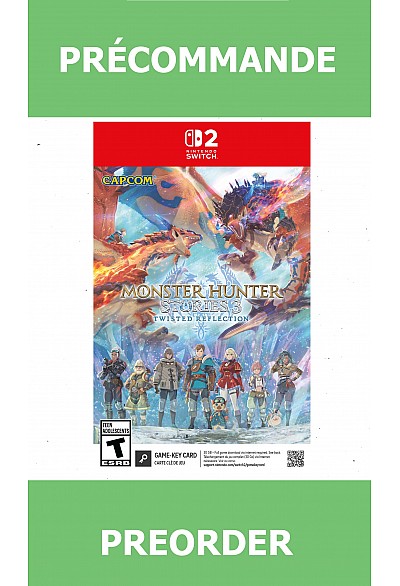 *Précommande* Monster Hunter Stories 3: Twisted Reflection (Game Key) Switch2 13/03/2026 89.99$