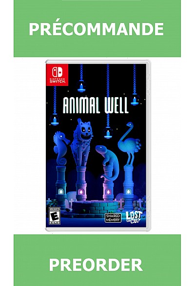 *Précommande* Animal Well/Switch 27/01/2026 49.99$