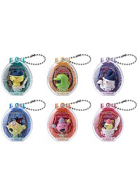 Gashapon Tamagotchi Étui Et Figurine Poop Time Par Bandai - Un Item Au Hasard