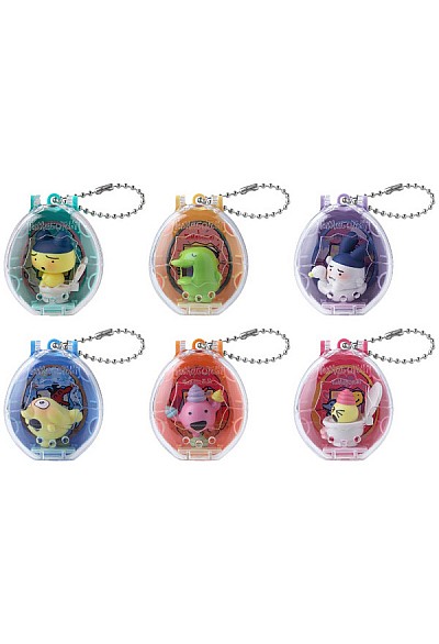 Gashapon Tamagotchi Étui Et Figurine Poop Time Par Bandai - Un Item Au Hasard