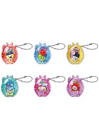Gashapon Tamagotchi Connection Étui Et Figurine Hobby Time Par Bandai - Un Item Au Hasard